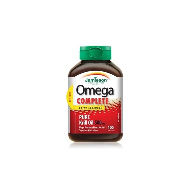 자미에슨 캐나다 안타티카 크릴오일 오메가 3 500mg EPA DHA 100정 3개  1g  1ml