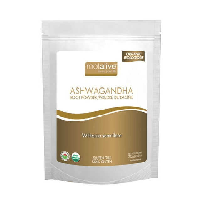 루트얼라이브 유기농 아슈와간다 파우더 인삼 200g 2개  1ml