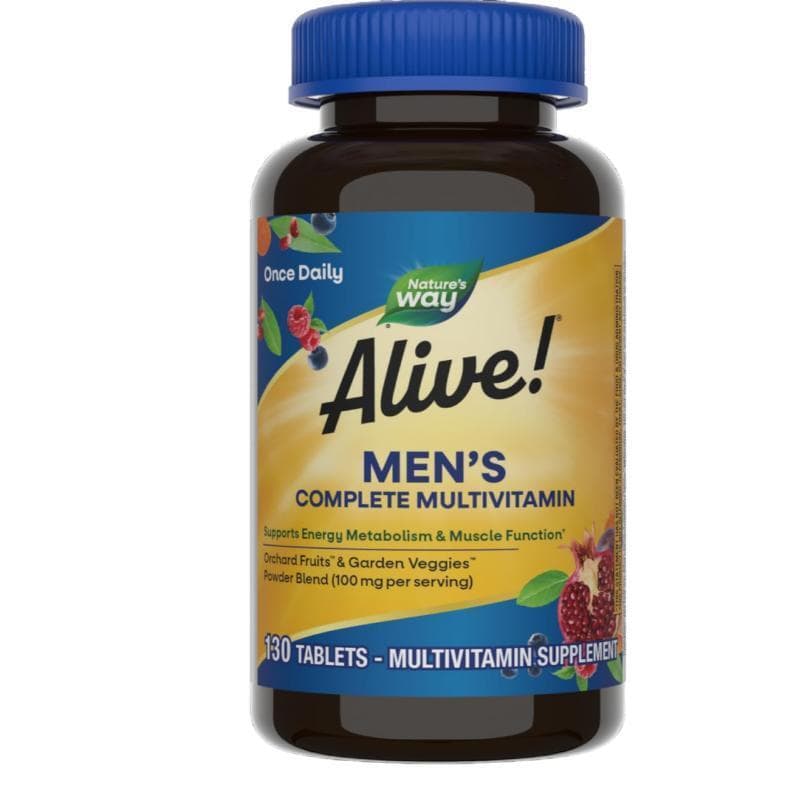 네이처스웨이 얼라이브 남성용 멀티비타민 태블릿 130정  130 개 (1팩)  1개