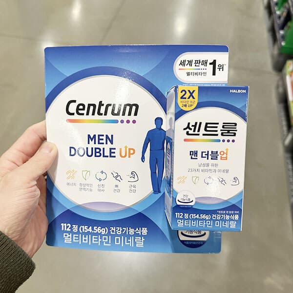 센트룸 맨 더블업 멀티비타민 미네랄  112정  1개