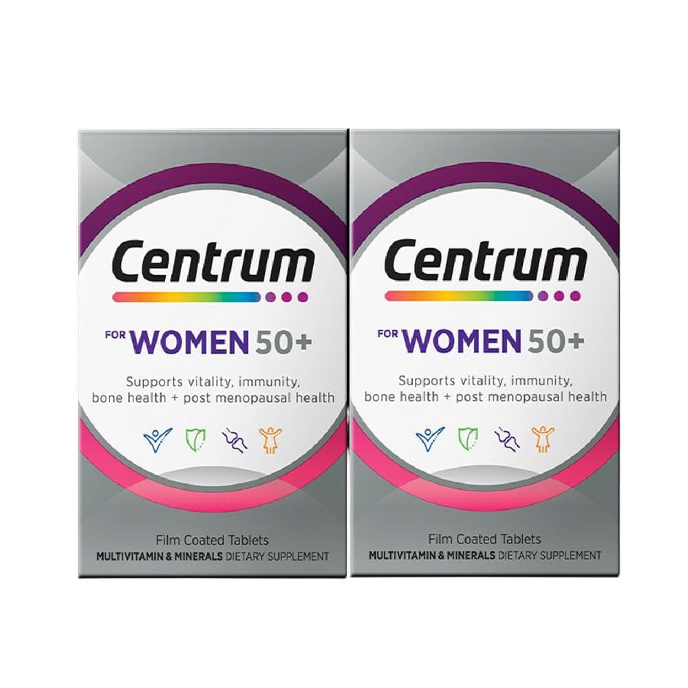 센트룸 실버 포 우먼 50세이상 여성 종합 멀티비타민 미네랄 90정 2개