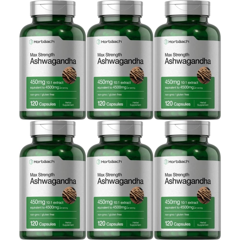 호바흐 맥스 스트렝스 아슈와간다 4500mg  6개  120개