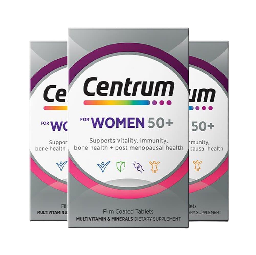 센트룸 실버 포 우먼 50세이상 여성 종합 멀티비타민 미네랄 90정 3개