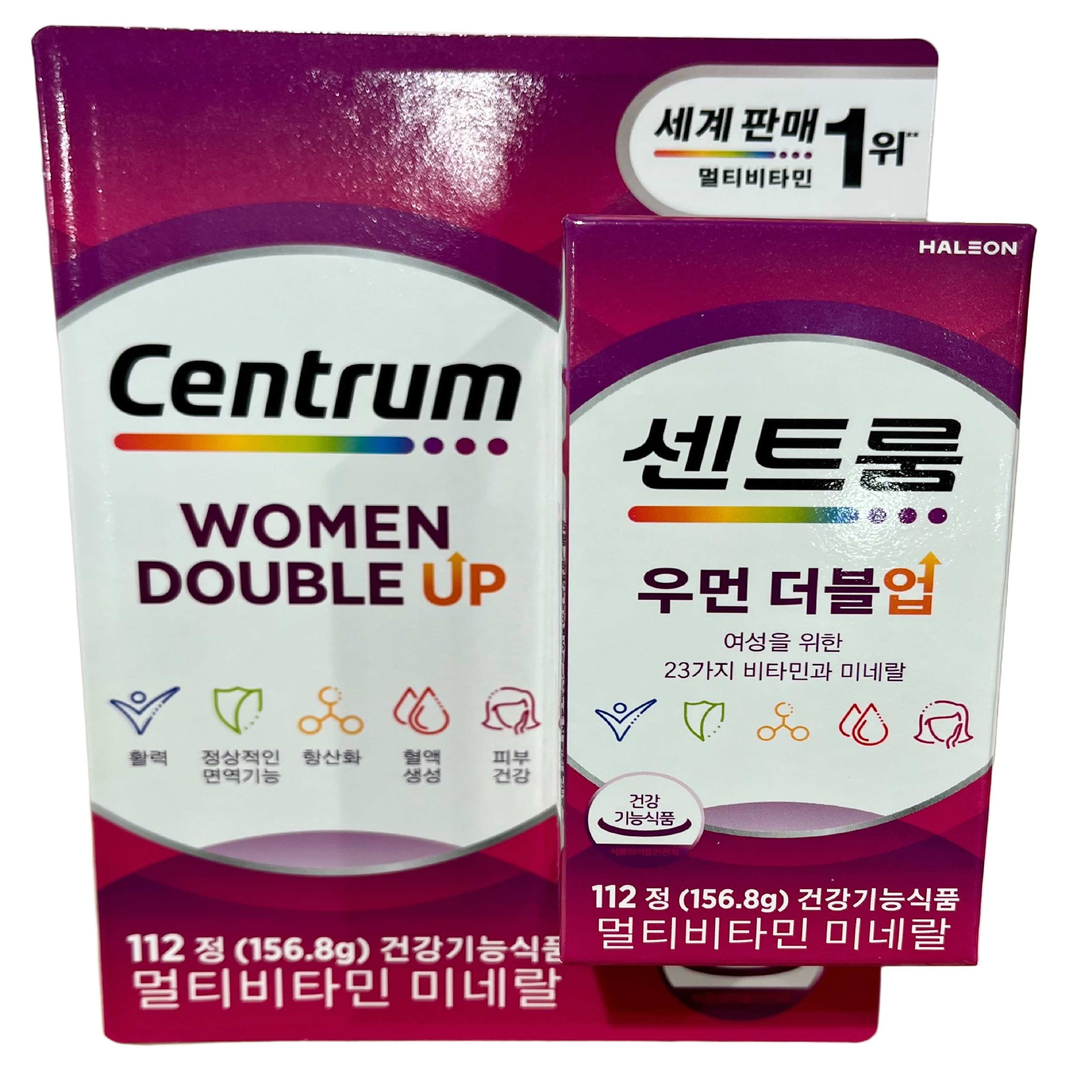 센트룸 우먼 더블업 종합 멀티 비타민 112정 여성 영양제 코스트코  1개