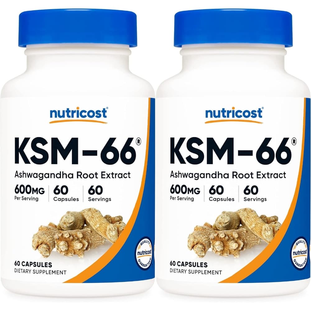 뉴트리코스트 KSM 66 아슈와간다 뿌리 추출물 600mg