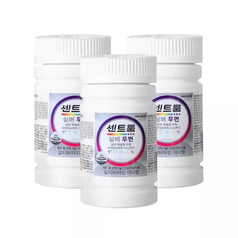 센트룸 실버우먼 멀티비타민 미네랄 50정 x 3박스  1개