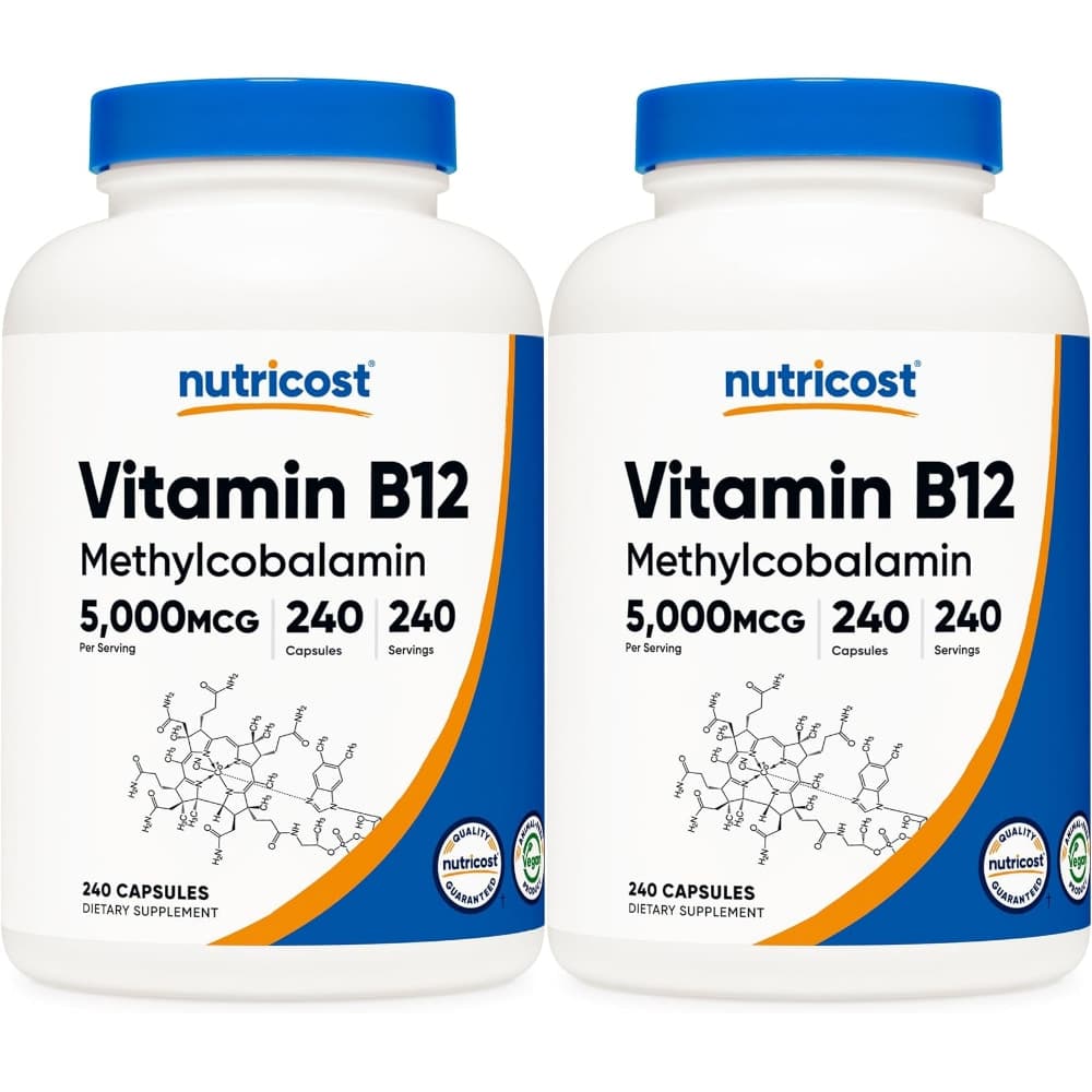 뉴트리코스트 비타민 B12 메틸코발라민 5000mcg  2개  240개