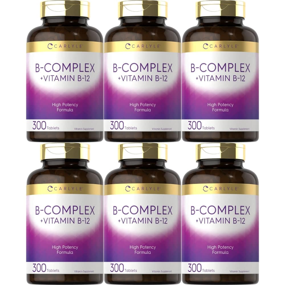 칼라일 B 콤플렉스 플러스 비타민 B12  6개  300개