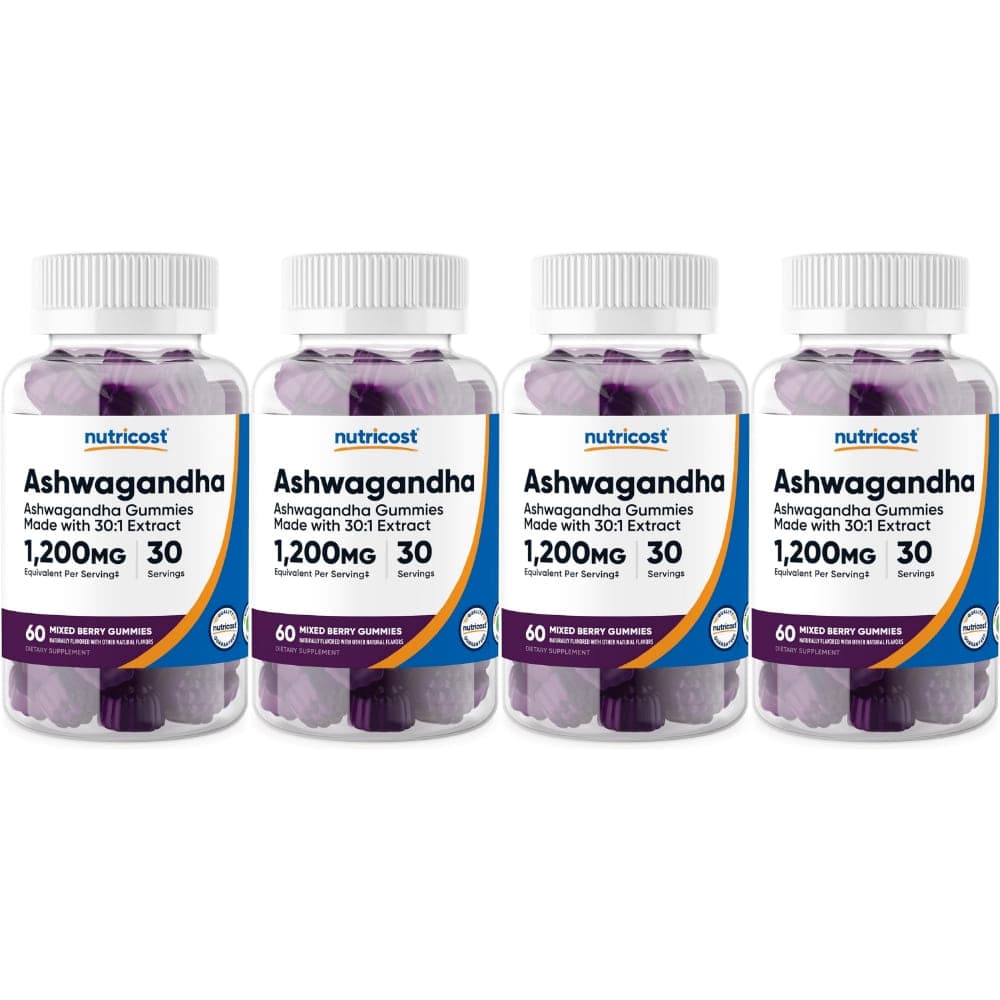 뉴트리코스트 아슈와간다 1200mg 구미 젤리  60개  4개