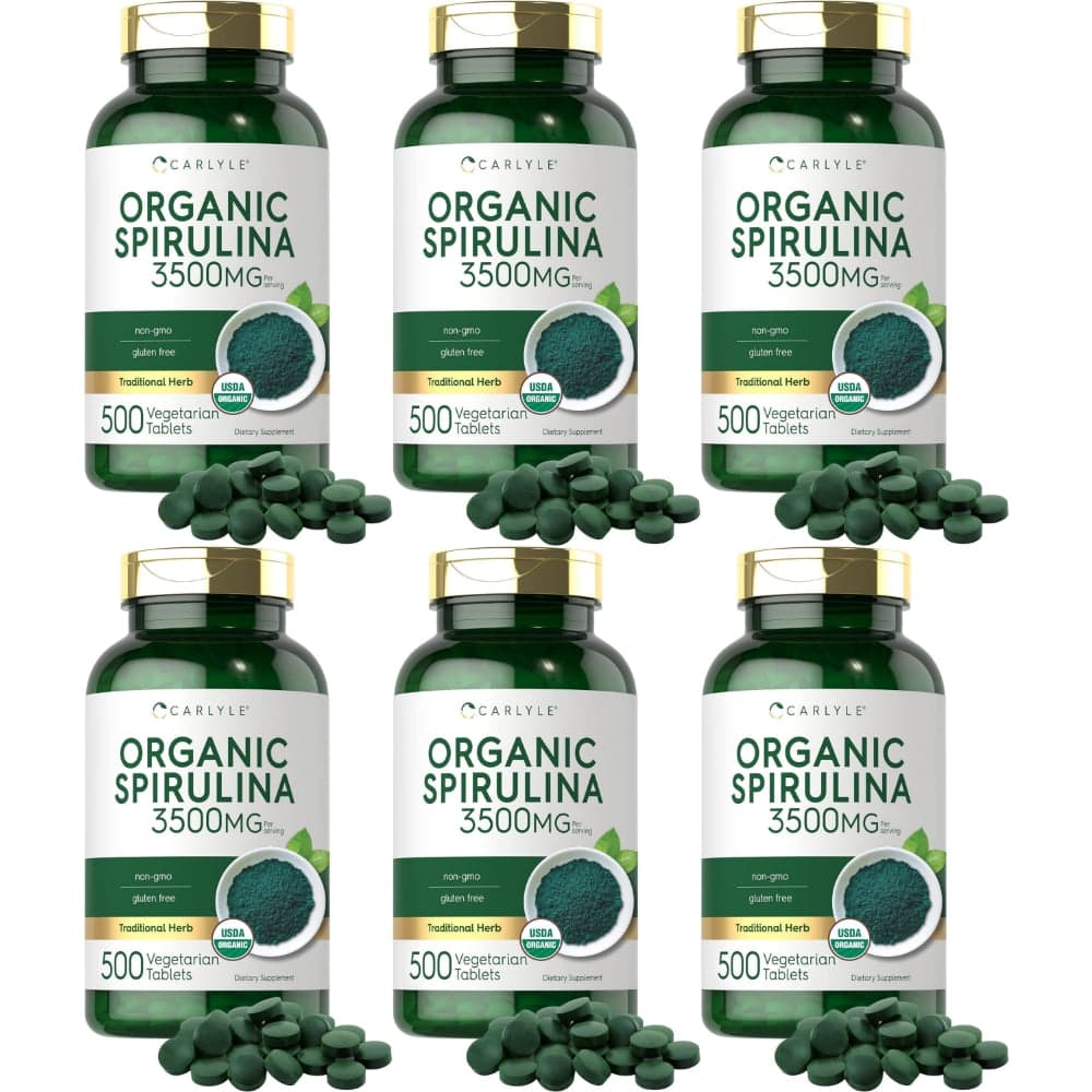 칼라일 자연유래 스피루리나 3500mg  6개  500개