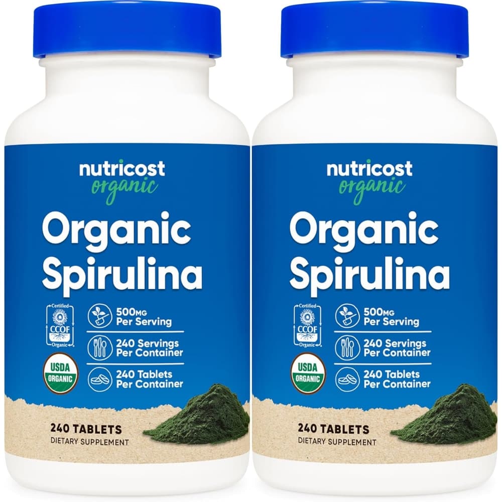 뉴트리코스트 자연유래 스피루리나 500mg  240개  2개