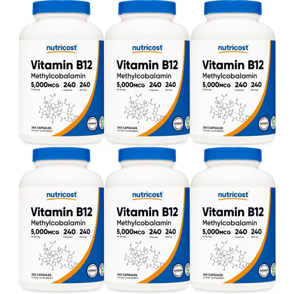 뉴트리코스트 비타민 B12 메틸코발라민 5000mcg  6개  240개