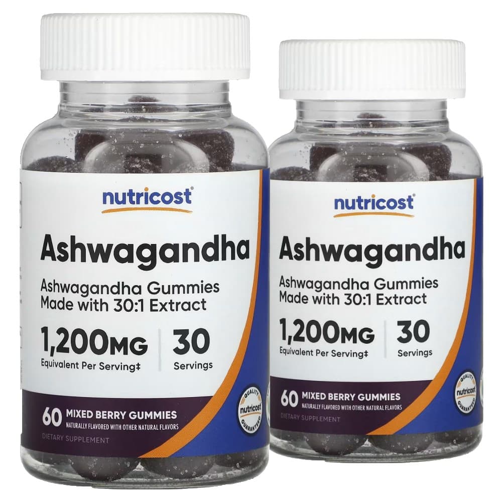 뉴트리코스트 아슈와간다 구미 젤리 믹스 베리 맛 60개입 2개