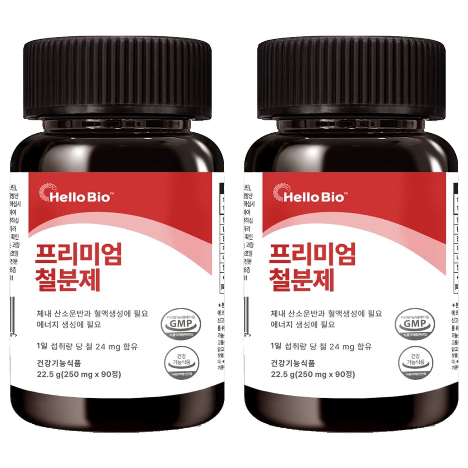 헬로바이오 프리미엄 철분제  90정  2개