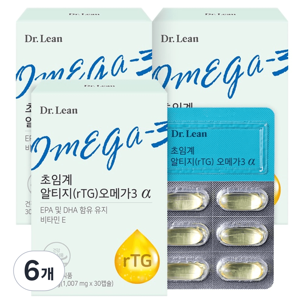 닥터린 초임계 알티지 rTG 오메가3 알파 1 007mg