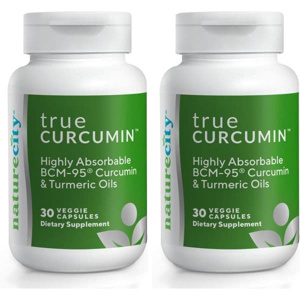 NatureCity True-Curcumin Turmeric Supplement | Non-GMO Tumeric and Curcumin 500mg Curcuma Capsules