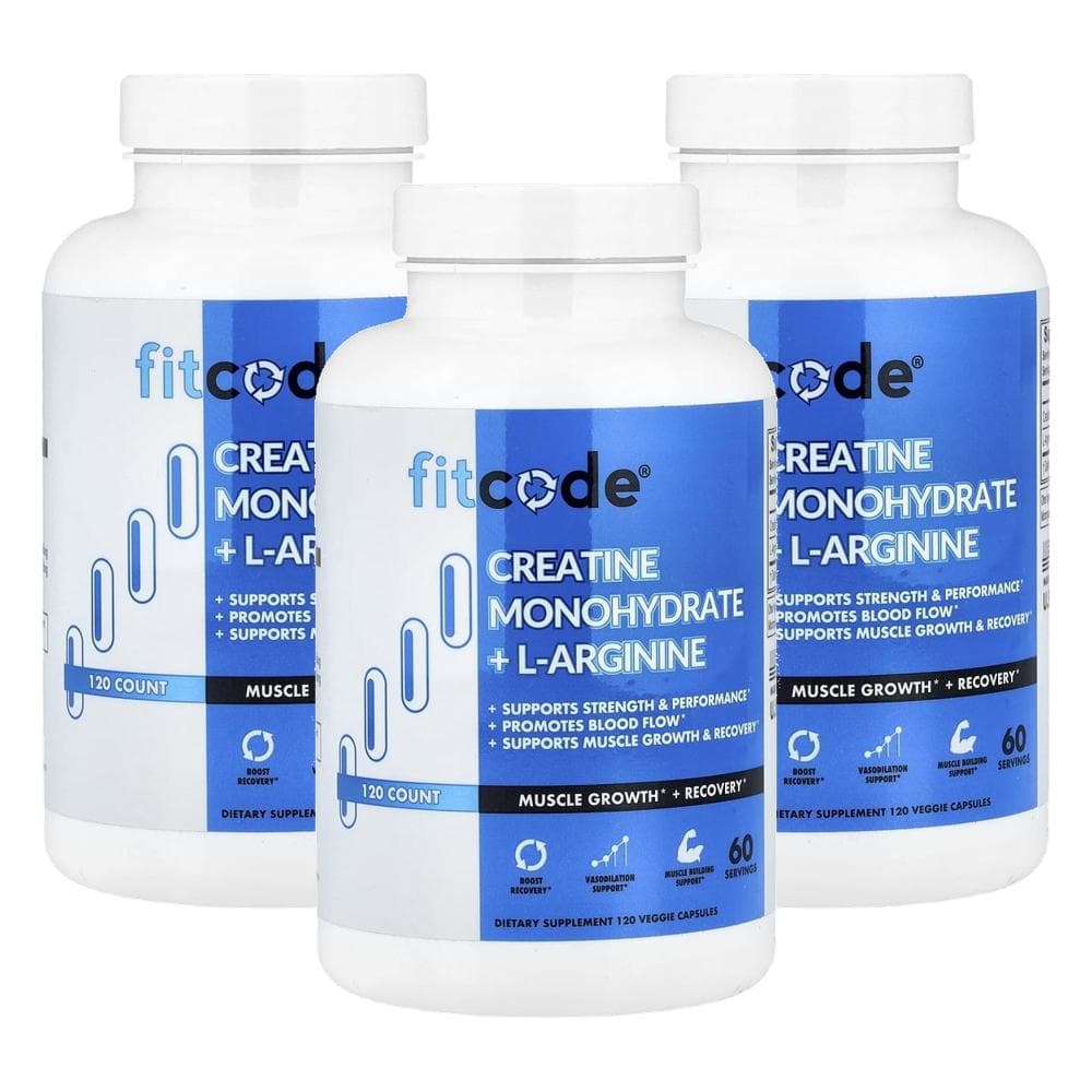 핏코드 크레아틴 모노하이드레이트 앤 엘-아르기닌 fitcode Creatine Monohydrate and L-Arginine 120정