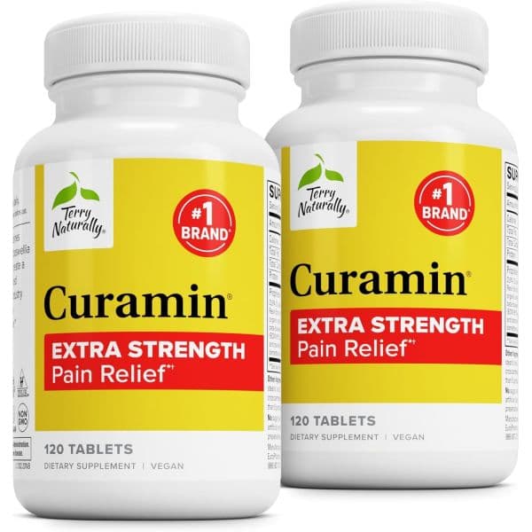 Terry Naturally Curamin Extra Strength - Curcumin &amp; Boswellia for Healthy Circulation Support - Tu
