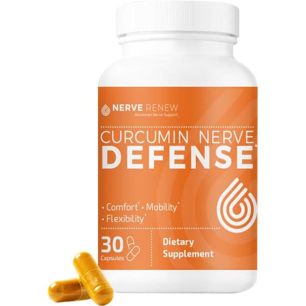 NERVE RENEW Curcumin Nerve Defense with Meriva Curcumin Phytosome for Complete Nerve Nourishment a