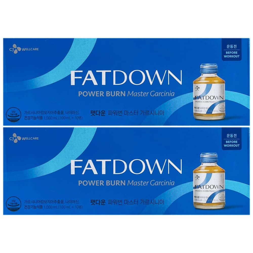 CJ 이너비 팻다운 파워번 마스터 가르시니아 10개입 3개  100ml