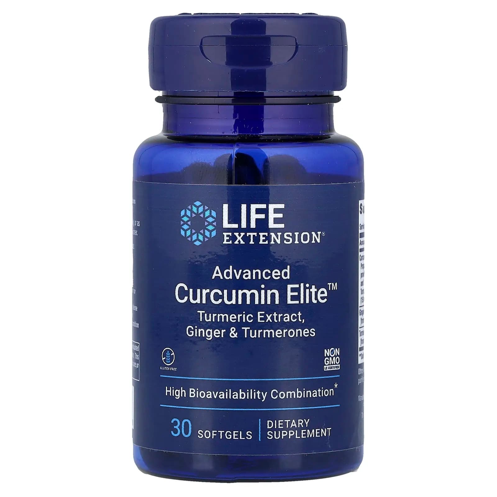정말좋습니다 Life Extension Advanced Curcumin Elite™ 강황 추출물 생강 및 터메론 소프트젤 30정 빠르게배송해드릴게요  1개