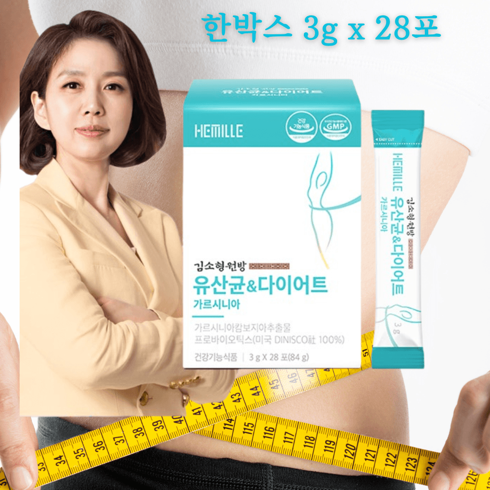 김소형원방 유산균 가르시니아 다이어트 3g x 28포 체지방감소 장건강 유산균효과 여성유산균 생유산균  1박스