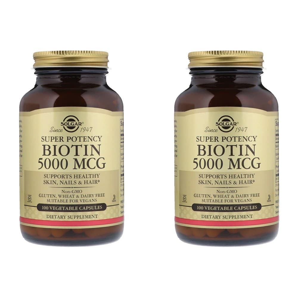 솔가 슈퍼 포텐시 비오틴 5000mcg 베지터블 캡슐  100정  2개
