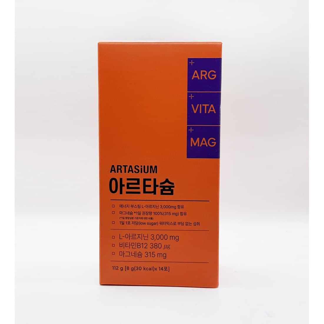 럭키클로버 체력부스터 L 아르기닌 마그네슘 비타민B12 아르타슘 14p  1개  14회분