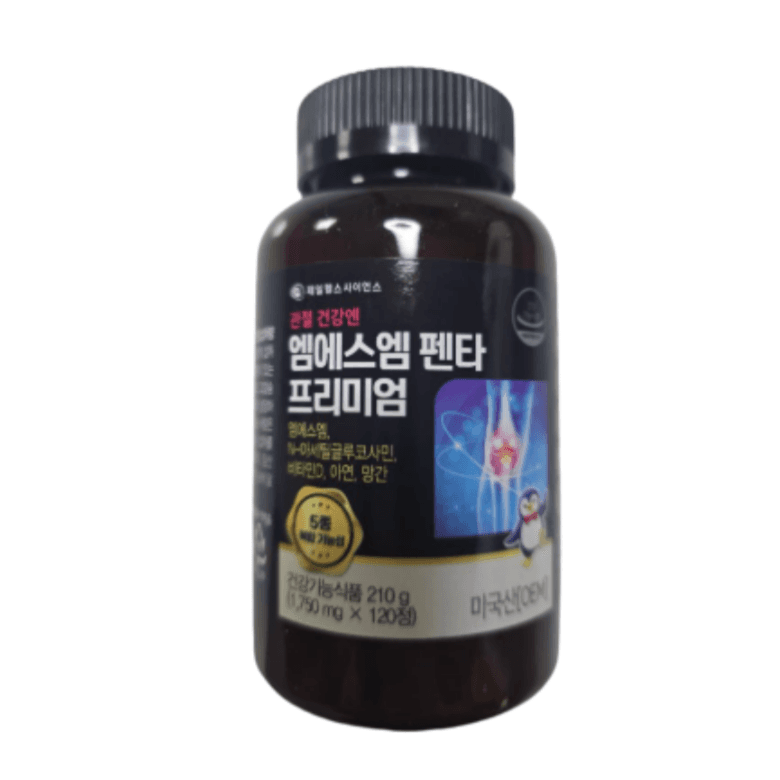 제일 엠에스엠 펜타프리미엄 MSM 관절 비타민D 아연  1개  120정