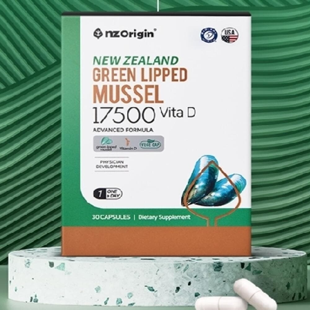 진스샵 뉴질랜드 초록입 홍합 비타민 D 녹색 잎 입 초록색 홍합 제품 영양제 30 캡슐