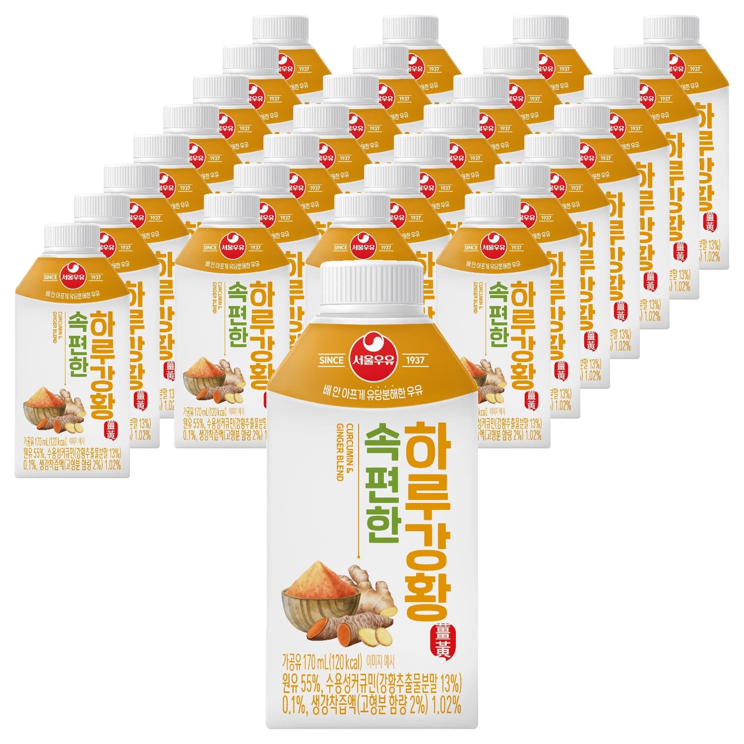 서울우유 속편한 하루강황  170ml  36개