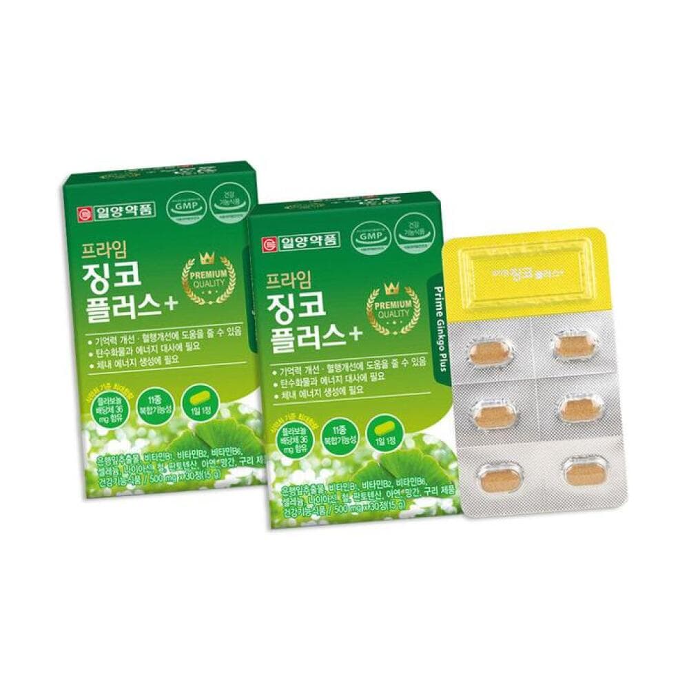 굿소일 징코 셀레늄 나이아신 철 망간 비타민 B6 B1 60캡슐  60정  1개