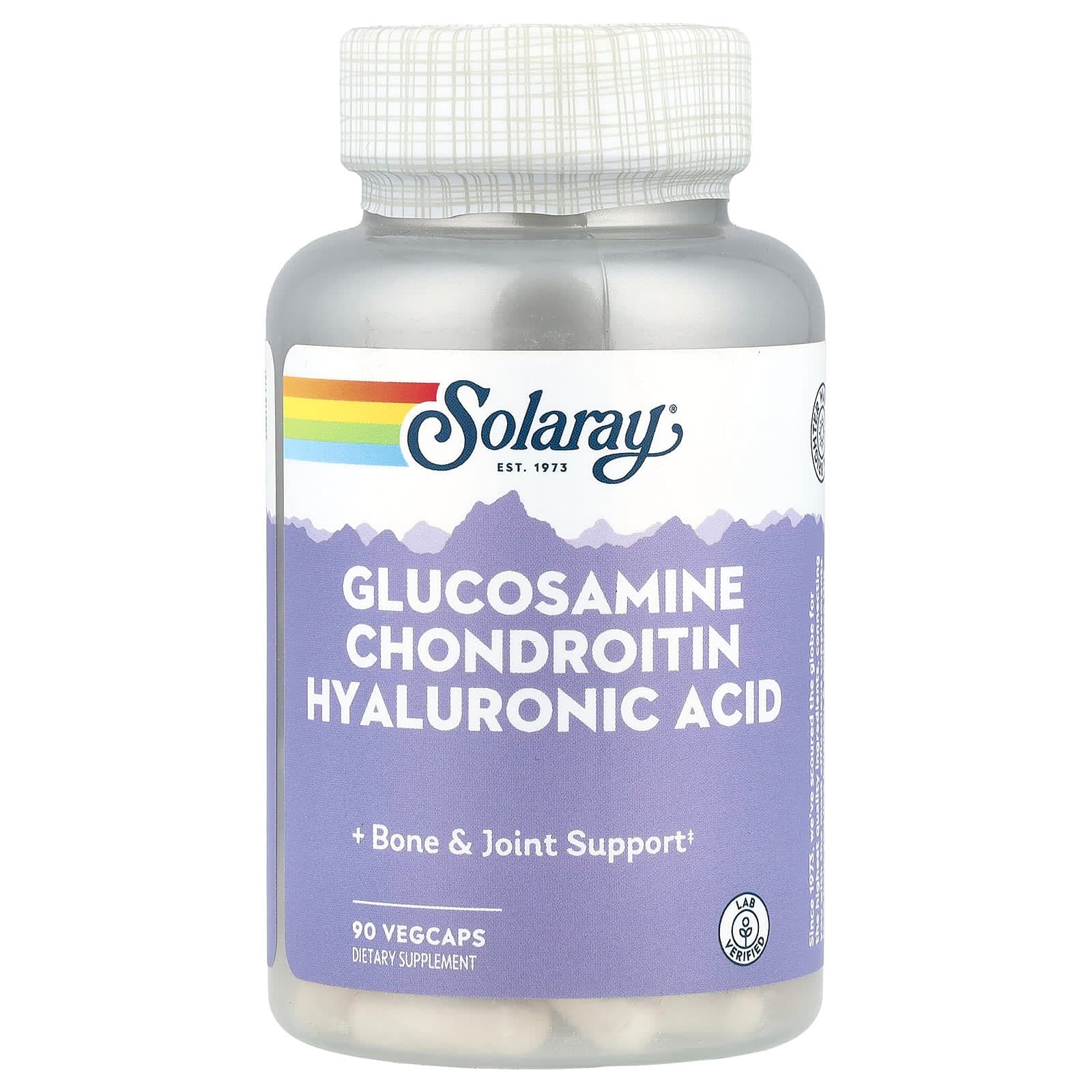 Solaray 글루코사민 콘드로이틴 히알루론산 베지 캡슐 90정  1개
