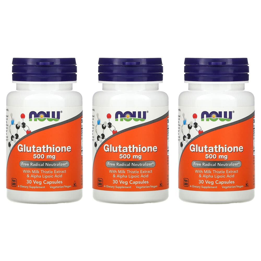 나우푸즈 글루태티온 밀크씨슬 밀크시슬 비건 아미노산 500mg 베지캡슐 30알 X3  30정  3개