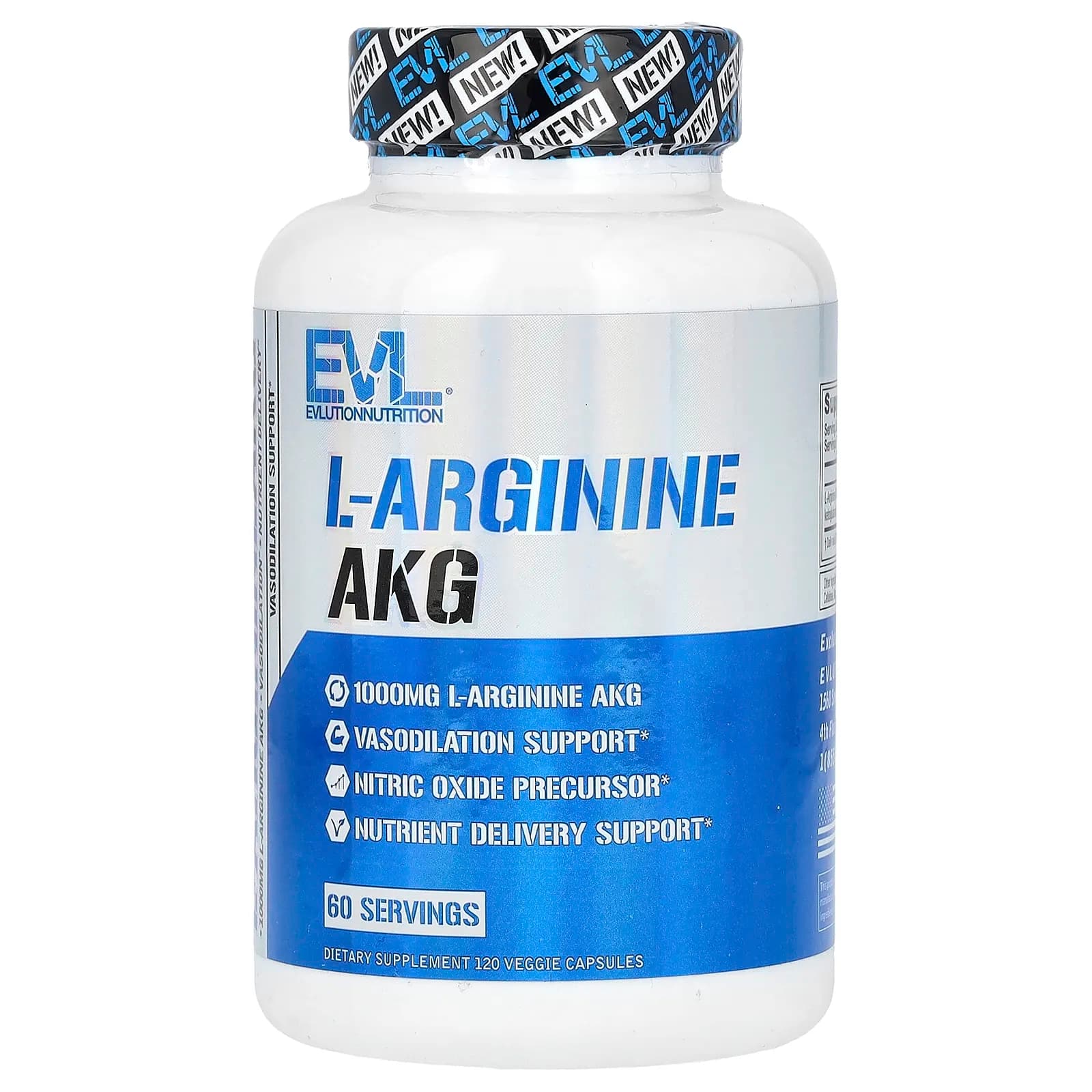 지금 곧 품절됩니다 EVLution Nutrition L-아르기닌 AKG 1베지 캡슐 120정(캡슐당 500mg) 서둘러주시면 감사하겠습니다  EVLutionNutritionL아르