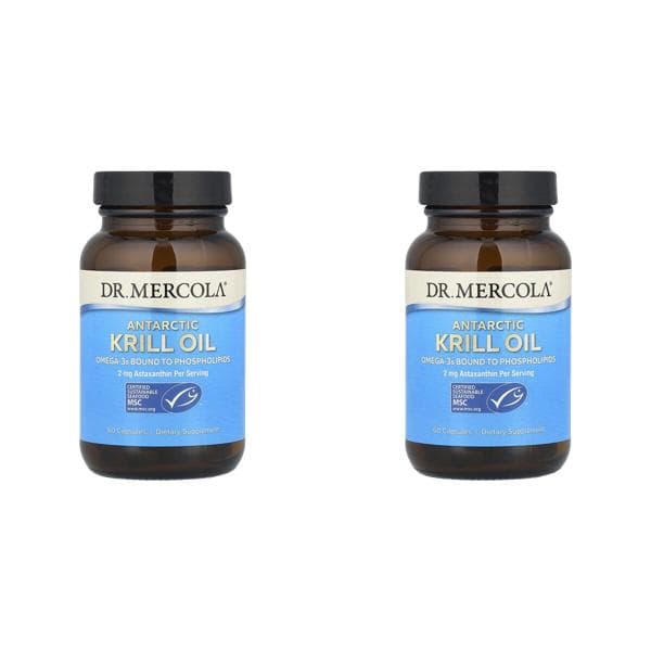 Dr. Mercola 닥터 머콜라 앤타틱 크릴 오일  2개  60정