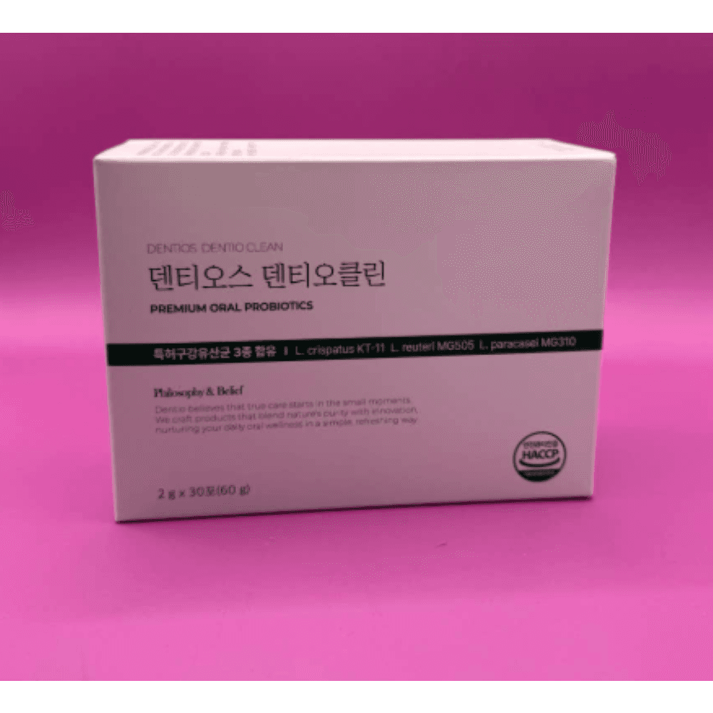 덴티오스 덴티오클린 구강유산균 30p  30회분  3개