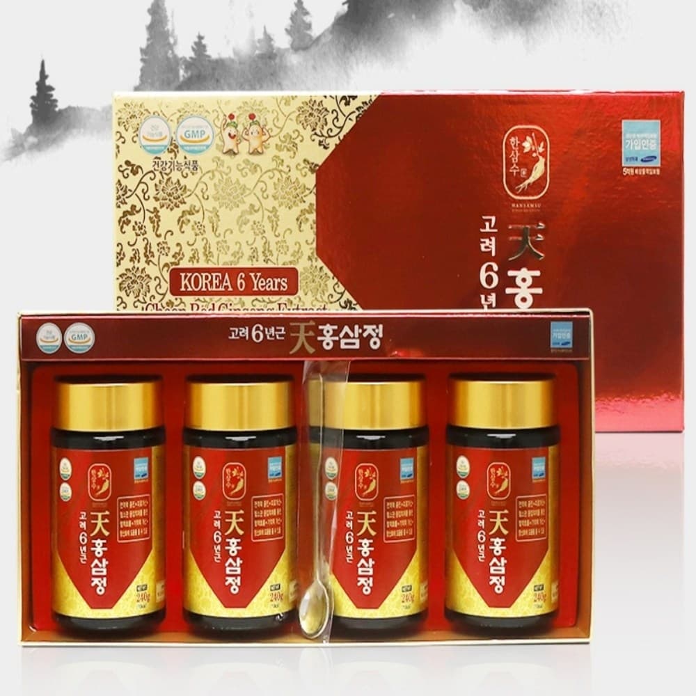 [로지프로] 국내산 6년근홍삼 천홍삼정 (240g x4병) x5개입 식약처인증