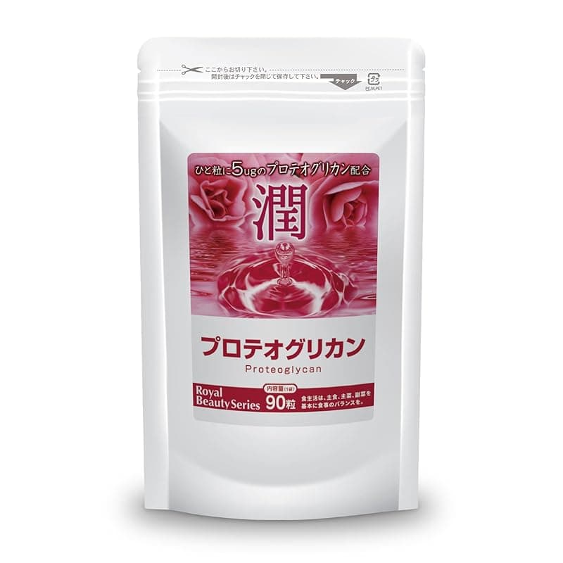 프로테오글리칸 90알 콜라겐 히알루론산 세라마이드 플라센타 보충제 대용량 덕용 건강 미용 RoyalBS 일제  1개  90정