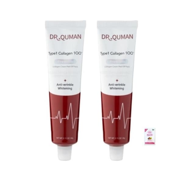기타 [닥터큐먼] 콜라겐 크림팩 프리미엄 60g 2개+ 폼클렌징  60g 2개 + 폼클렌징