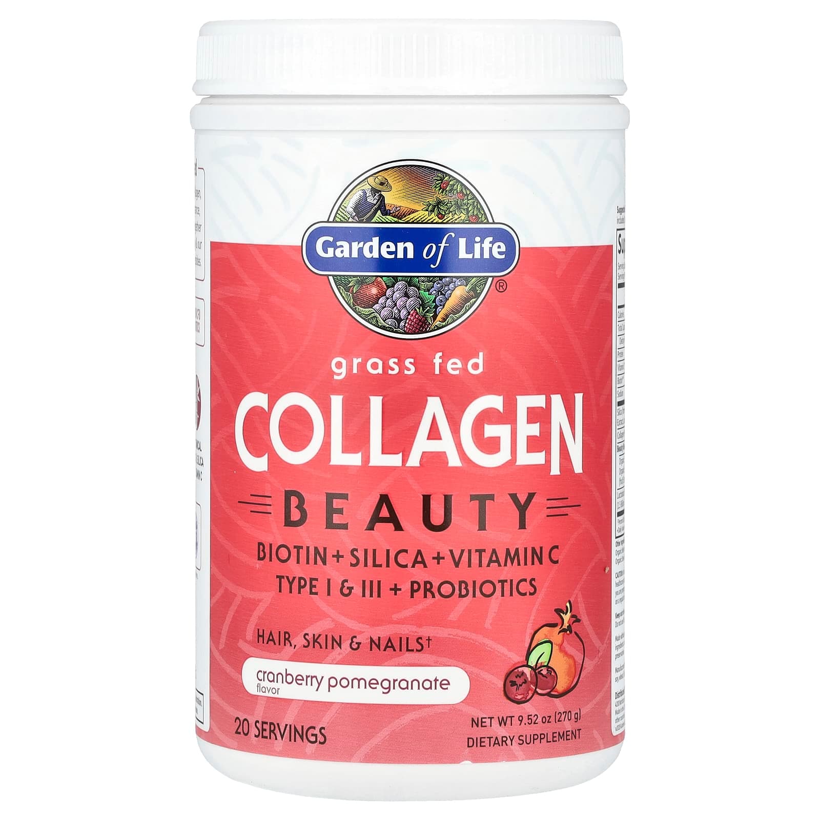 Garden of Life Grass Fed Collagen Beauty 크랜베리 석류 9.52 oz (270 g)  GardenofLifeGrassFedCollagenBe  27