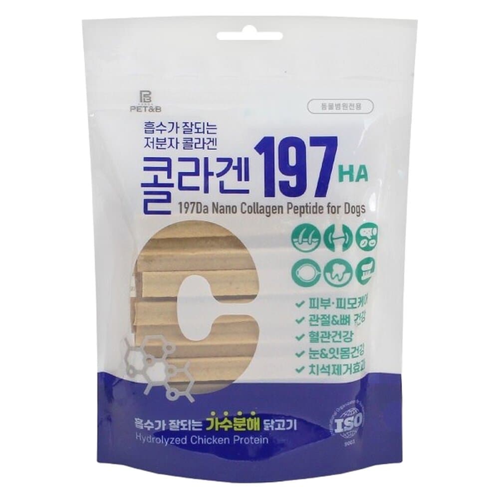 콜라겐 197 HA 저분자 소프트 가수분해껌라지(스틱) 240g  1개