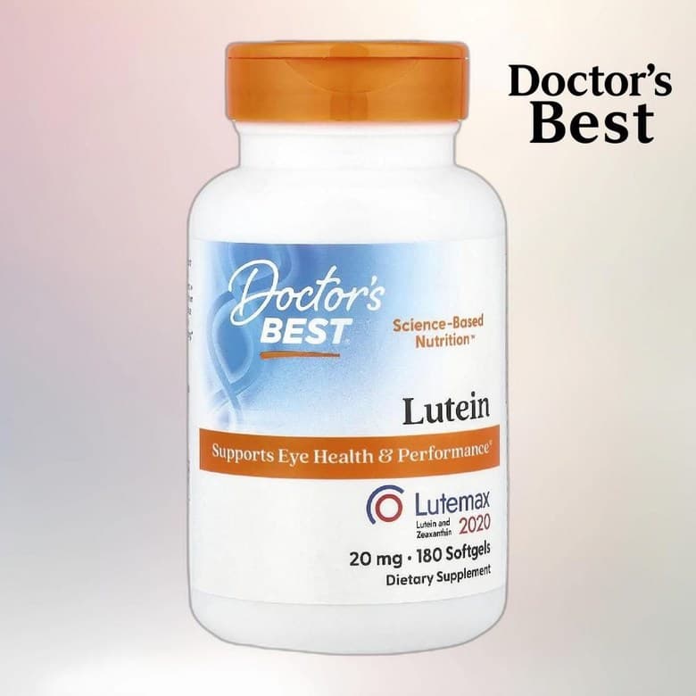 닥터스베스트 루테인 20mg Lutein with Lutemax 2020 소프트젤 180정  1개