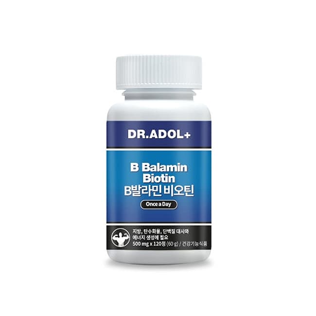 닥터아돌 B발라민 비오틴 징크비오틴 120정 2개월  1개