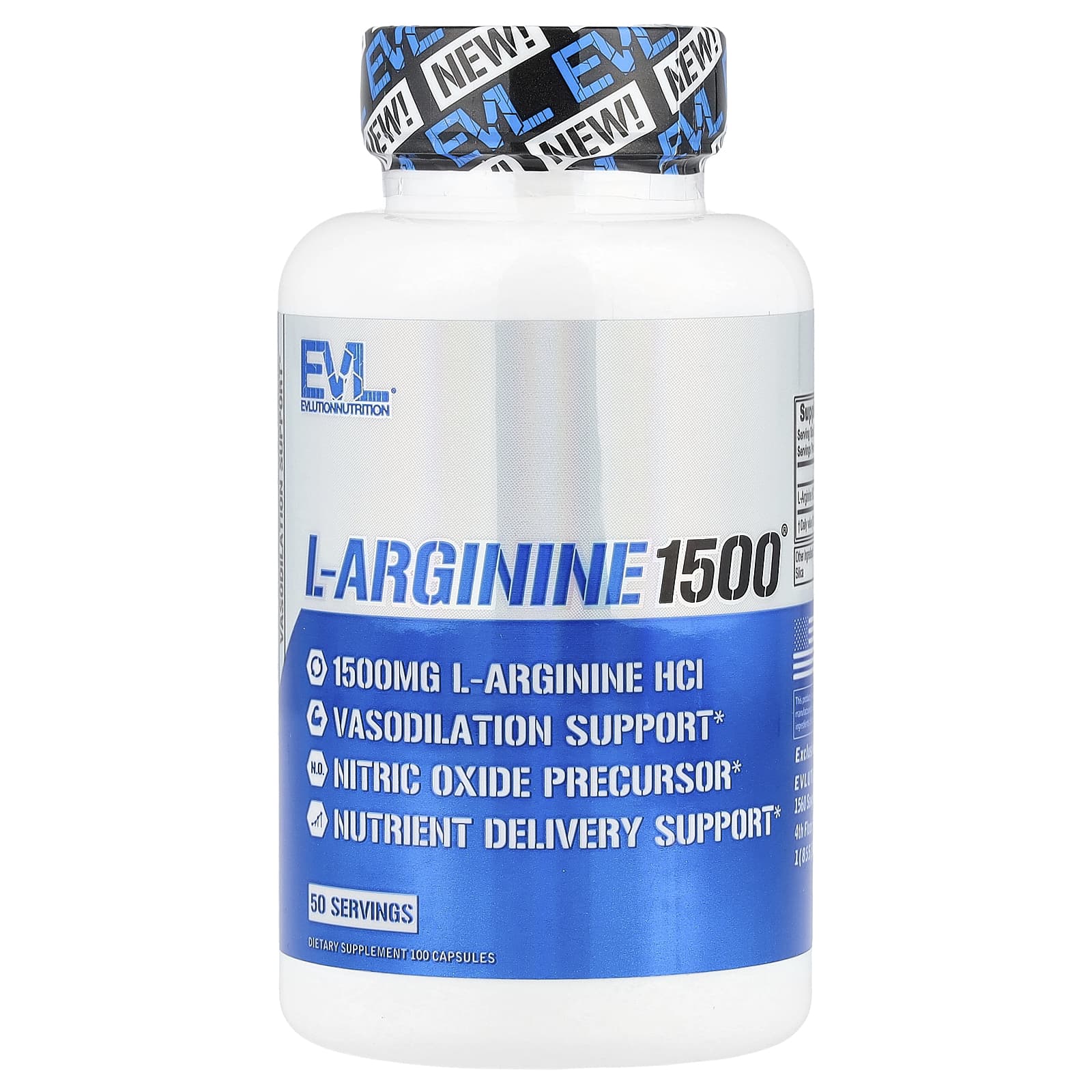 지금 곧 품절됩니다 EVLution Nutrition L-Arginine1500® 캡슐 100정(캡슐 1정당 750mg) 서둘러주시면 감사하겠습니다  EVLutionNutritio