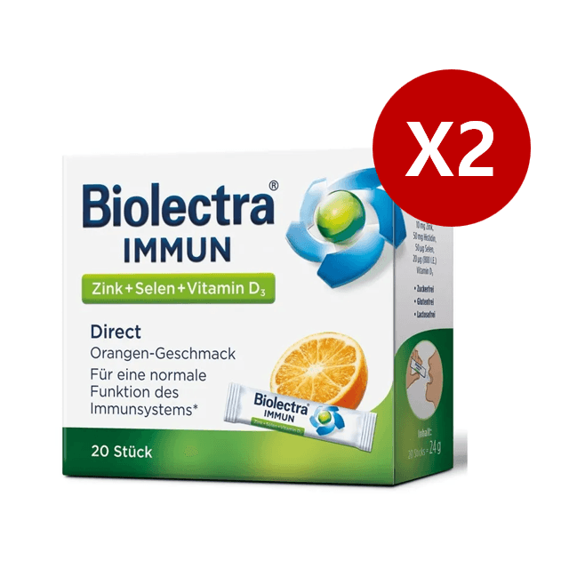 바이오렉트라 이뮨 다이렉트 아연 셀레늄 비타민D 20포 (2개)  2개  20회분