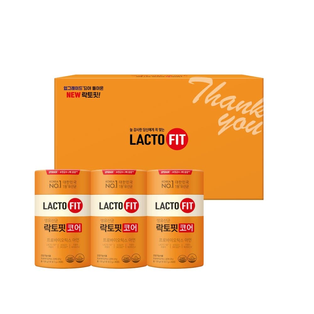 종근당건강 락토핏 코어 선물세트 180포  1세트  180회분