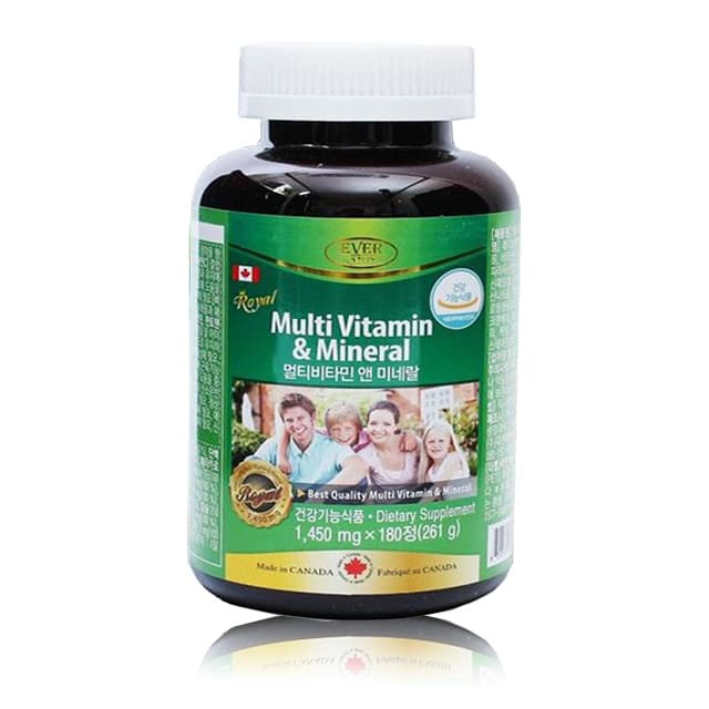 온가족 대용량 캐나다 종합 멀티비타민 6개월 1450mg X 180정 비타민 영양제