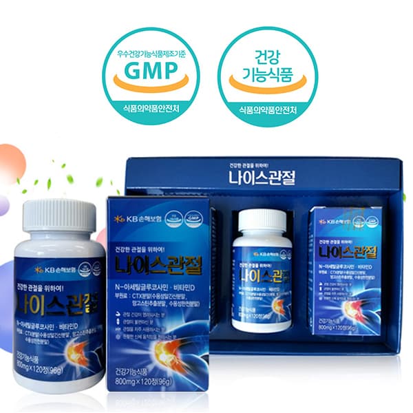 무릎 관절 영양제 나이스관절 3개월분 / 3병x120정