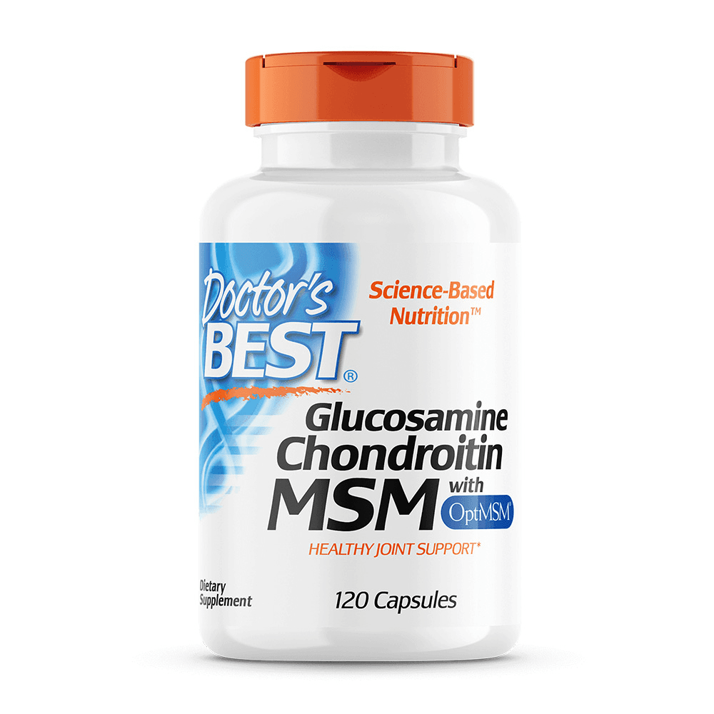 닥터베스트, 글루코사민 콘드로이친 MSM 식이유황 위드 옵티 MSM, 120 캡슐